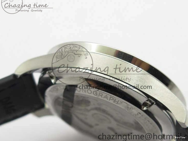 MIROTIME 0325 Portuguese Chrono IW371609 ZF 1:1 Best Edition Black Dial on Black Leather Strap A SmartChoice 7100